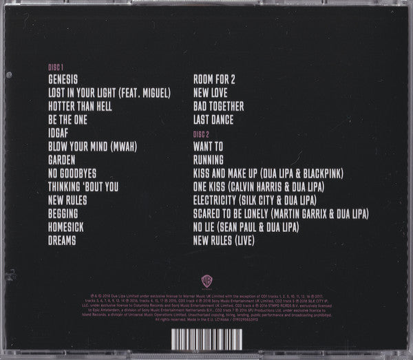 Dua Lipa - Dua Lipa (CD) | Mint (M) Mint (M)-