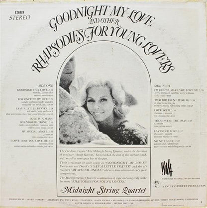 Midnight String Quartet - Goodnight My Love And Other Rhapsodies For Young Lovers | Mint (M) Mint (M)-