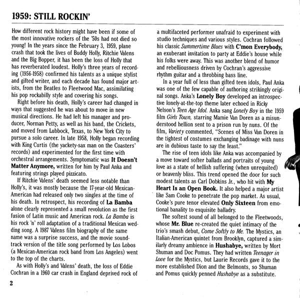 1959 Still Rockin' *CD* | Mint (M) Mint (M)-