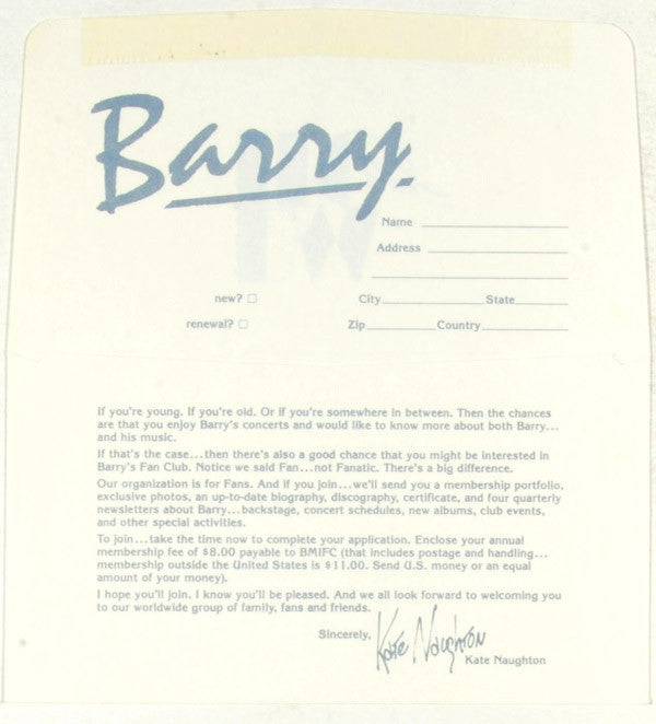 Barry Manilow - Here Comes The Night *SEALED* | Mint (M) Near Mint (NM)-