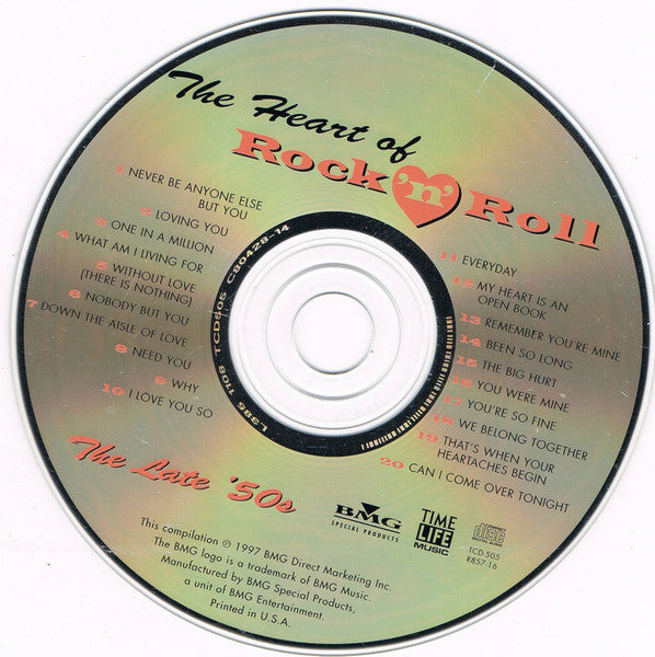 The Heart Of Rock 'N' Roll - The Late 50's *CD* | Mint (M) Mint (M)-