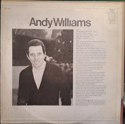Andy Williams - Andy Williams | Mint (M) Mint (M)-