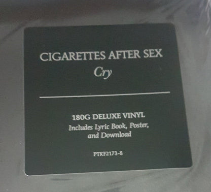 Cigarettes After Sex - Cry (VINYL) | Mint (M) Mint (M)-