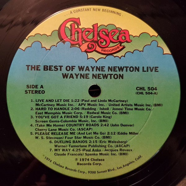 Wayne Newton - The Best Of Wayne Newton Live *SEALED* | Mint (M) Mint (M)-