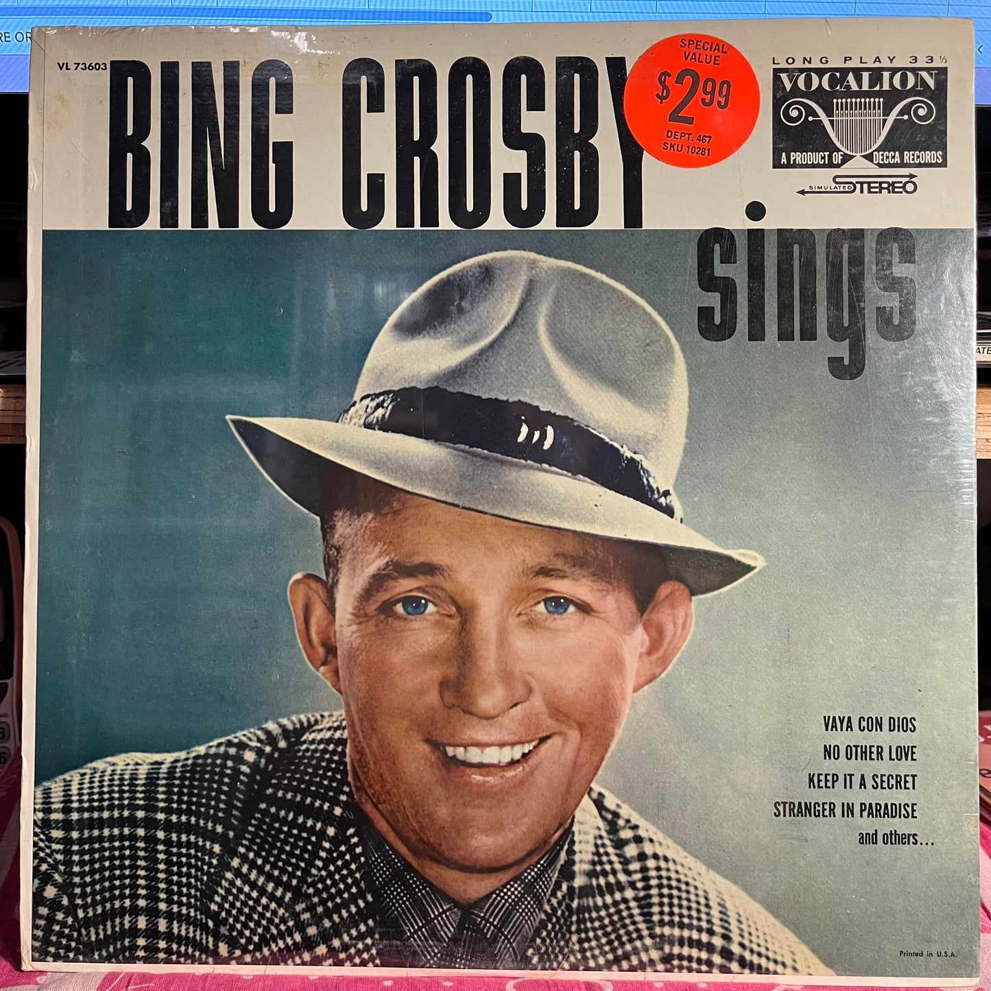Bing Crosby Sings *SEALED* | Mint (M) Near Mint (NM)-