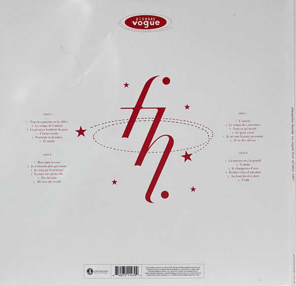 Françoise Hardy - Françoise Hardy En Vogue Best Of 1962-1967 (2025 RSD 2xVINYL) | Mint (M) Mint (M)-