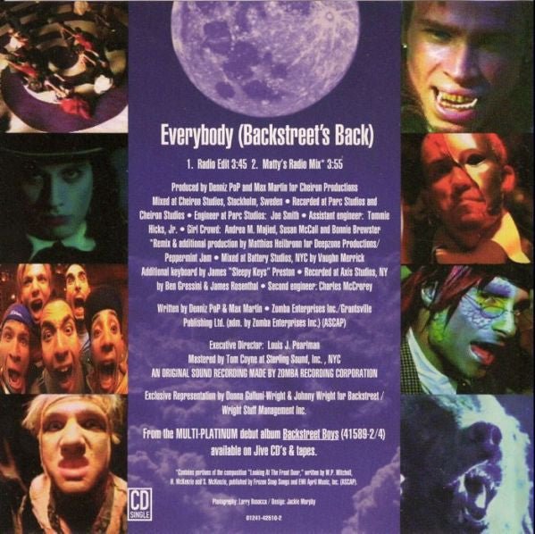 Everybody (Backstreet's Back) (CD) | Mint (M) Mint (M)-