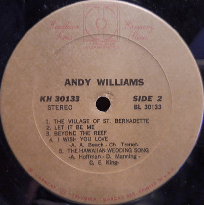 Andy Williams - Andy Williams | Mint (M) Mint (M)-