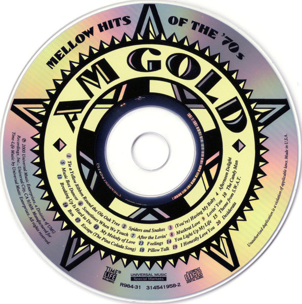 AM Gold - Mellow Hits Of The '70s *CD* | Mint (M) Mint (M)-