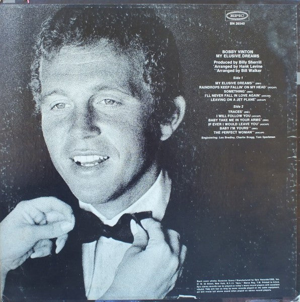 Bobby Vinton - My Elusive Dreams | Mint (M) Mint (M)-