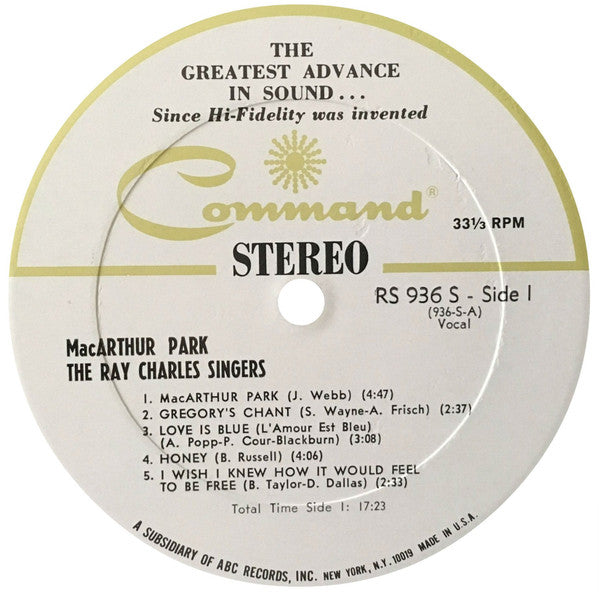The Ray Charles Singers - MacArthur Park | Mint (M) Mint (M)-