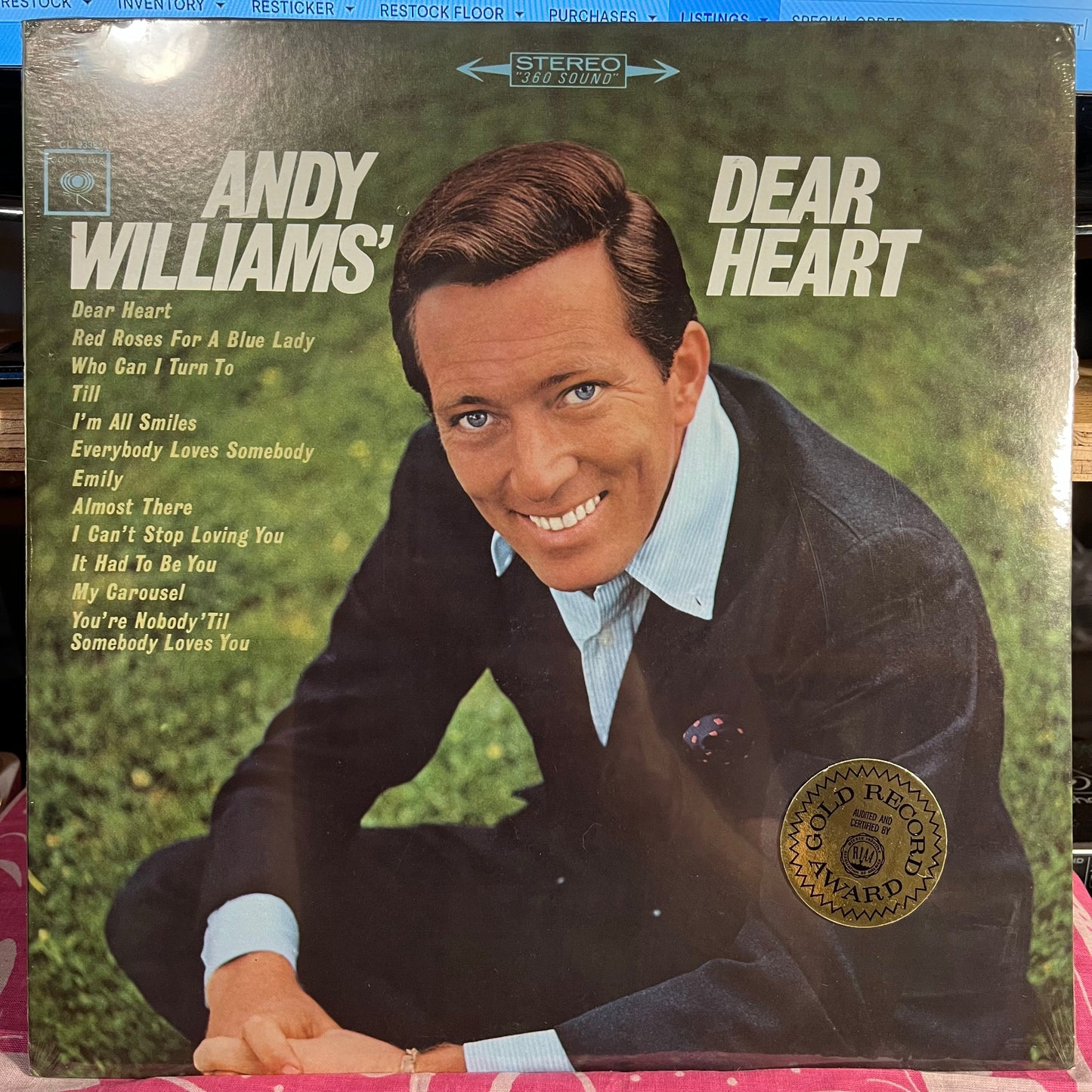 Andy Williams - Andy Williams' Dear Heart | Mint (M) Near Mint (NM)-