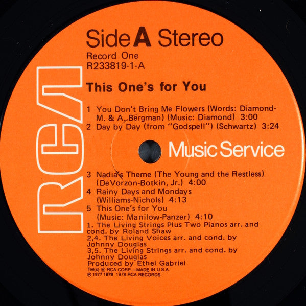 Living Strings - This One's For You *SEALED/CLUB* | Mint (M) Near Mint (NM)-