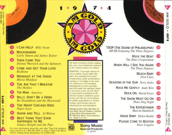 AM Gold 1974 *CD* | Mint (M) Mint (M)-