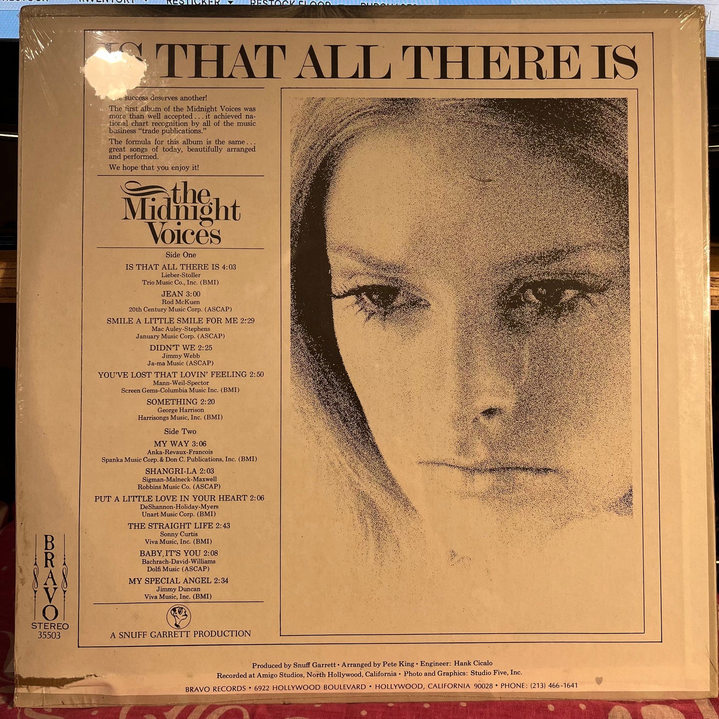 The Midnight Voices - Is That All There Is *SEALED* | Mint (M) Very Good Plus (VG+)-