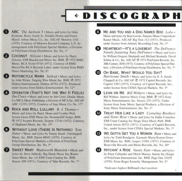 AM Gold - Early-'70s Classics *CD* | Mint (M) Mint (M)-