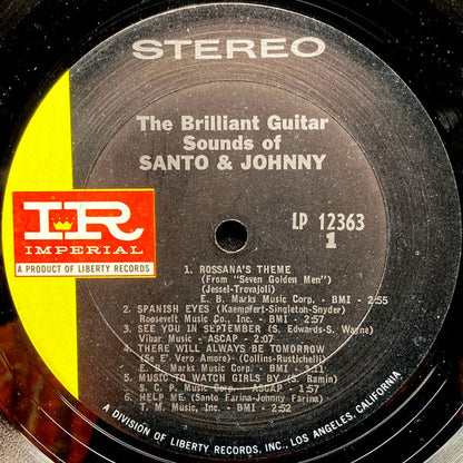 The Brilliant Guitar Sounds Of Santo & Johnny | Mint (M) Mint (M)-