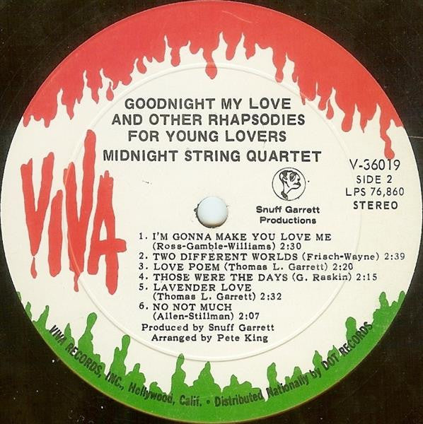 Midnight String Quartet - Goodnight My Love And Other Rhapsodies For Young Lovers | Mint (M) Mint (M)-