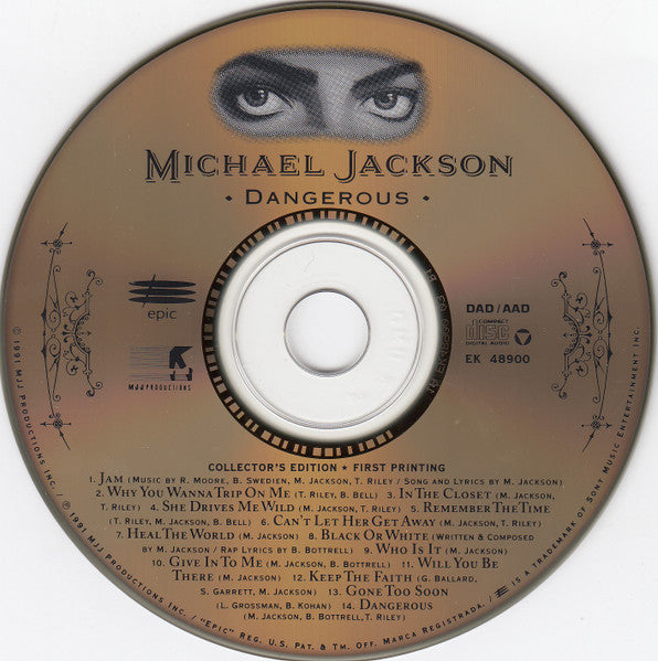 Dangerous (10" CD BOX)(Collector's Edition • First Printing) | Mint (M) Mint (M)-