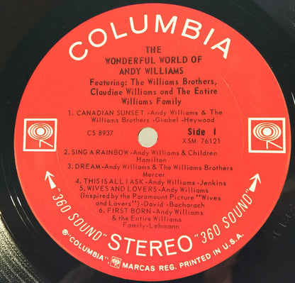 The Wonderful World Of Andy Williams | Mint (M) Near Mint (NM)-