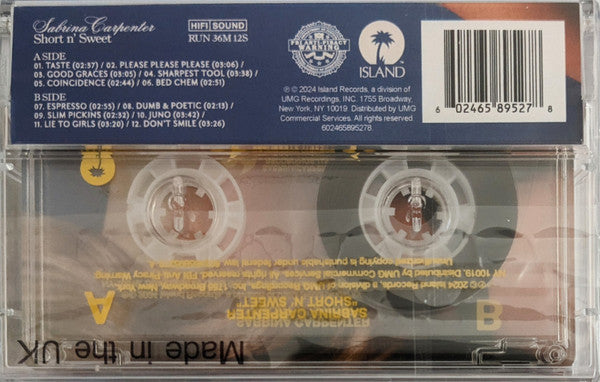 Short N' Sweet (CASSETTE) | Mint (M) Mint (M)-