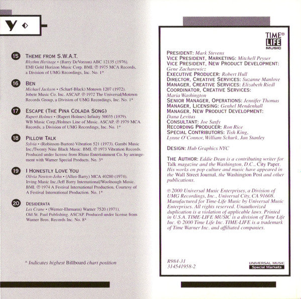 AM Gold - Mellow Hits Of The '70s *CD* | Mint (M) Mint (M)-