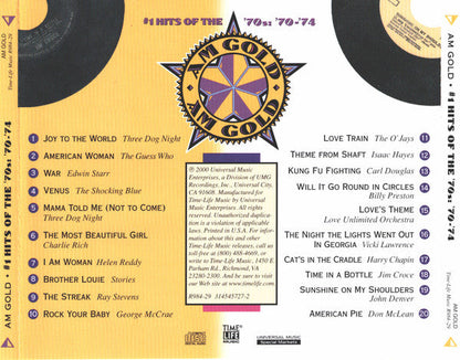 AM Gold - #1 Hits Of The '70s: '70-'74 *CD* | Mint (M) Mint (M)-