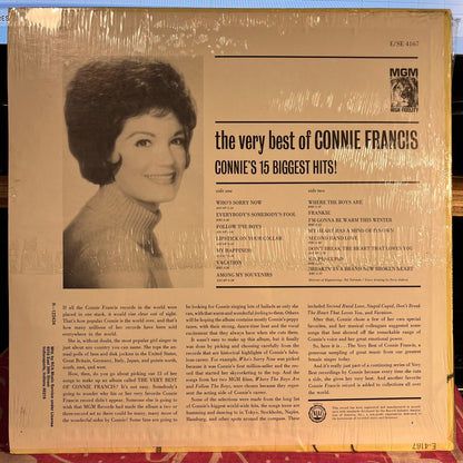 The Very Best Of Connie Francis (Connie's 15 Biggest Hits!) | Mint (M) Mint (M)-