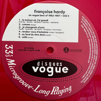 Françoise Hardy - Françoise Hardy En Vogue Best Of 1962-1967 (2025 RSD 2xVINYL) | Mint (M) Mint (M)-