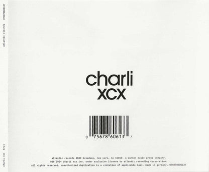 Charli XCX - Brat And It's The Same But There's Three More Songs So It's Not (CD) | Mint (M) Mint (M)-