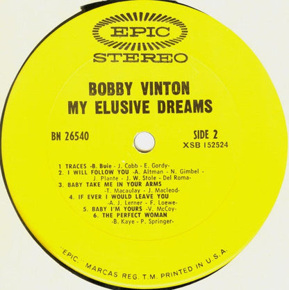 Bobby Vinton - My Elusive Dreams | Mint (M) Mint (M)-