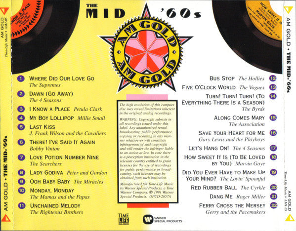 AM Gold - The Mid-'60s *CD* | Mint (M) Mint (M)-