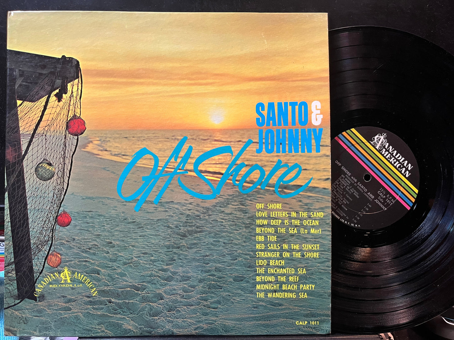 Santo & Johnny - Off Shore (VINYL) | Excellent (EX) Near Mint (NM)--