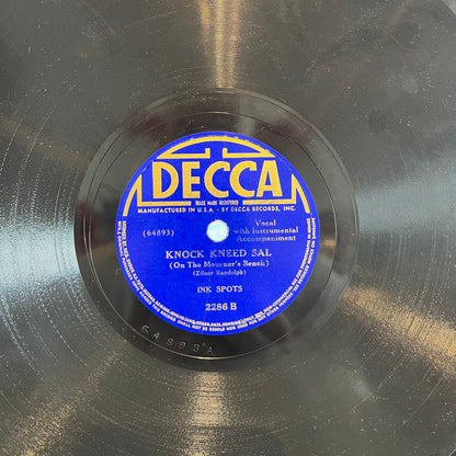 The Ink Spots - If I Didn't Care / Knock Kneed Sal (On The Mourner's Bench) | Excellent (EX) Generic--