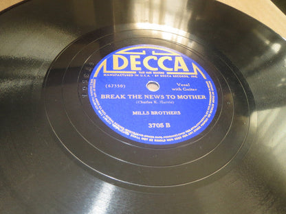 The Mills Brothers - Darling Nelly Gray / Break The News To Mother | Excellent (EX) Generic--