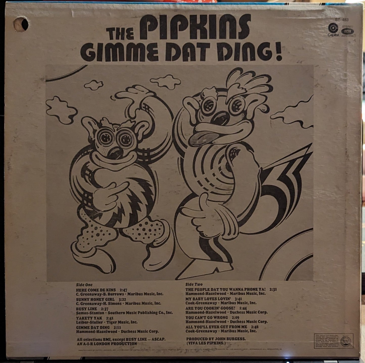 The Pipkins - Gimme Dat Ding! | Excellent (EX) Very Good Plus (VG+)--