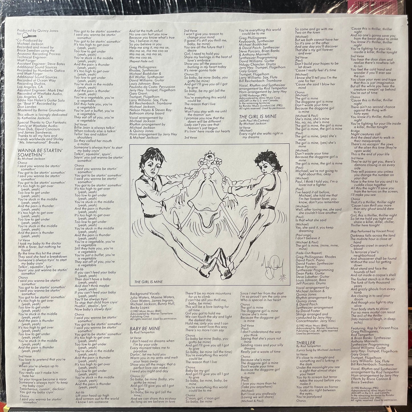 Michael Jackson - Thriller (VINYL) |-