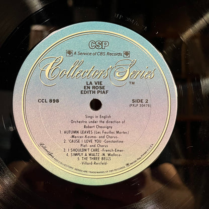 Edith Piaf - La Vie En Rose / Édith Piaf Sings In English *COLLECTORS T1* | Excellent (EX) Near Mint (NM)--