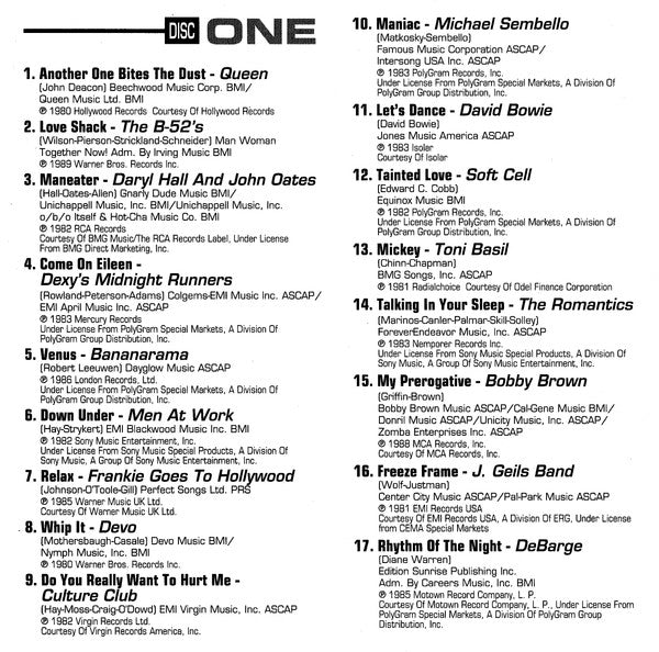 Various - Awesome '80s (2xCD) | Excellent+ (EX+) Excellent+ (EX+)-