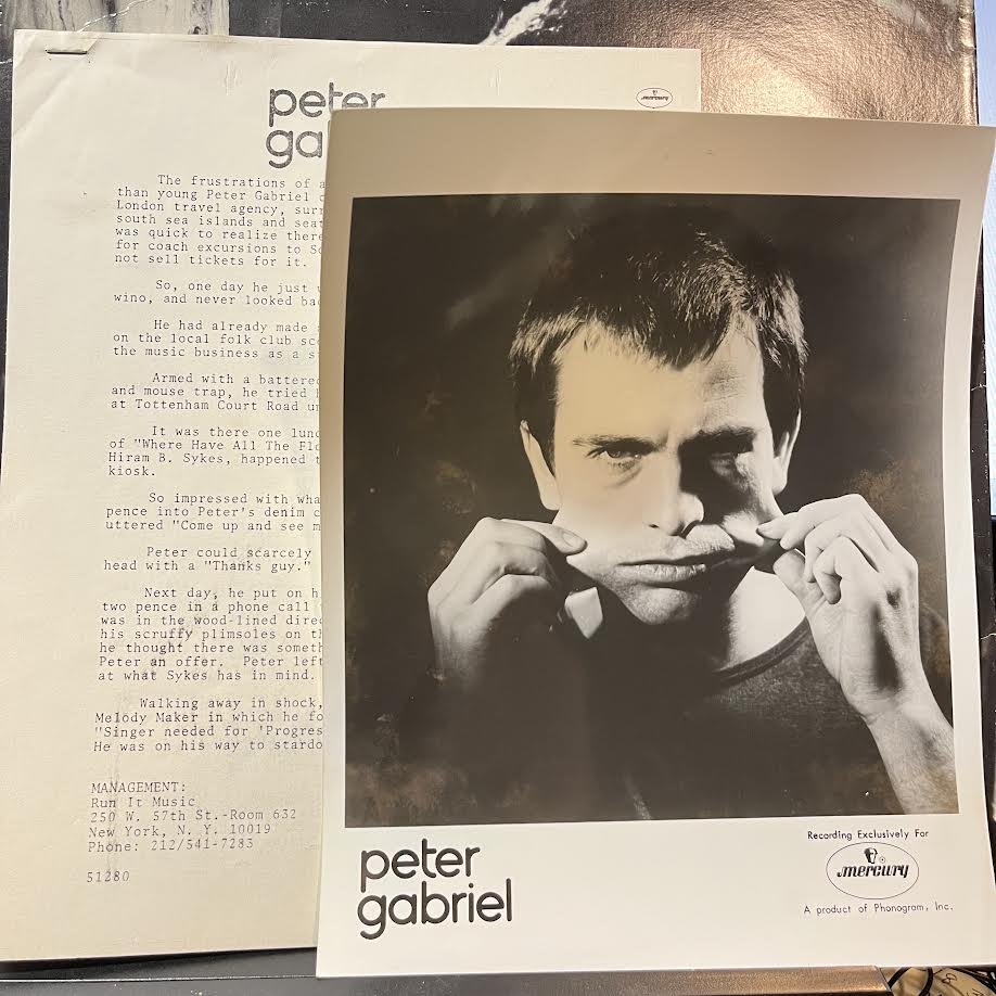 Peter Gabriel (VINYL) | Excellent (EX) Excellent+ (EX+)--