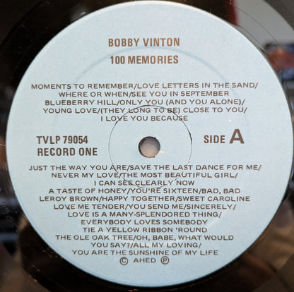 Bobby Vinton - 100 Memories *SHRINK* | Excellent (EX) Near Mint (NM)--