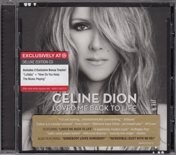 Céline Dion - Loved Me Back To Life (CD) | Excellent (EX) Excellent (EX)--