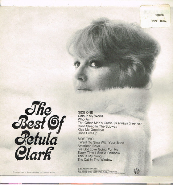 Petula Clark - The Best Of Petula Clark *UK* | Excellent (EX) Excellent (EX)--