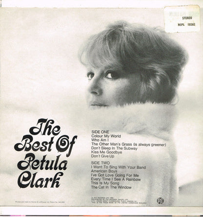 Petula Clark - The Best Of Petula Clark *UK* | Excellent (EX) Excellent (EX)--