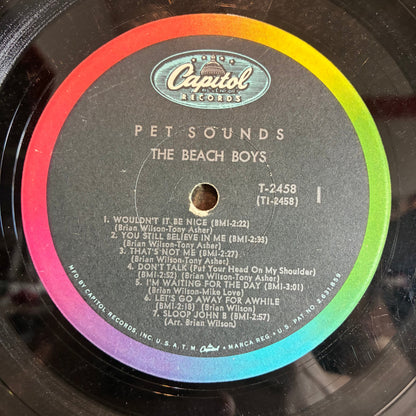 The Beach Boys - Pet Sounds (VINYL) | Good Plus (G+) Very Good (VG)-
