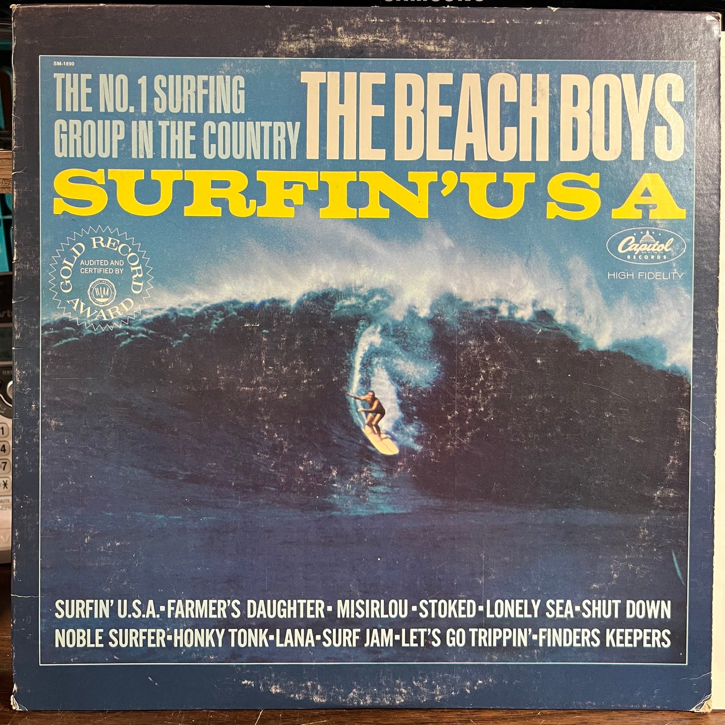 The Beach Boys - Surfin' USA (VINYL) | Near Mint- (NM-) Very Good Plus (VG+)-