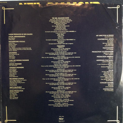 Neil Diamond - The Jazz Singer (Original Songs From The Motion Picture) (VINYL) | Near Mint- (NM-) Excellent (EX)-