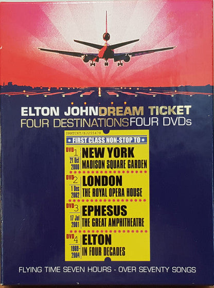 Elton John - Dream Ticket: Four Destinations (4xDVD BOX) |-