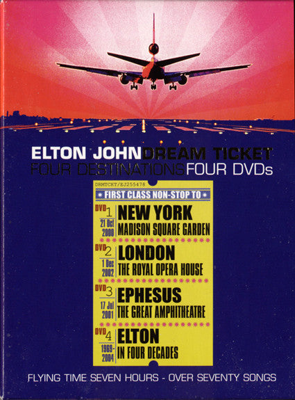 Elton John - Dream Ticket: Four Destinations (4xDVD BOX) |-