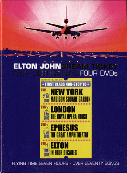 Elton John - Dream Ticket: Four Destinations (4xDVD BOX) |-